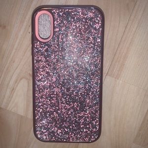 Pink glitter iPhone XR Case